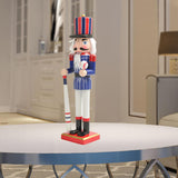 Maxbell Wood Nutcracker Ornament Nutcracker Figure for Living Room