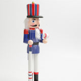 Maxbell Wood Nutcracker Ornament Nutcracker Figure for Living Room