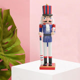 Maxbell Wood Nutcracker Ornament Nutcracker Figure for Living Room