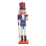 Maxbell Wood Nutcracker Ornament Nutcracker Figure for Living Room