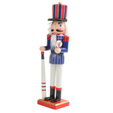Maxbell Wood Nutcracker Ornament Nutcracker Figure for Living Room