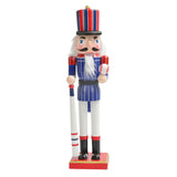Maxbell Wood Nutcracker Ornament Nutcracker Figure for Living Room
