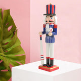 Maxbell Wood Nutcracker Ornament Nutcracker Figure for Living Room