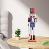 Maxbell Wood Nutcracker Ornament Nutcracker Figure for Living Room