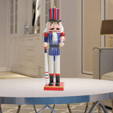 Maxbell Wood Nutcracker Ornament Nutcracker Figure for Living Room