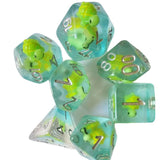 Maxbell 7Pcs Multi Sided Dices Set Family Table Game for Party Favors Cafe Party