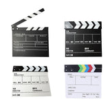 Maxbell Movie Film Clap Board Clapper Board Film Slate Mini for TV Shows Black English