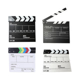 Maxbell Movie Film Clap Board Clapper Board Film Slate Mini for TV Shows Black English