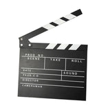 Maxbell Movie Film Clap Board Clapper Board Film Slate Mini for TV Shows Black English