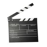 Maxbell Movie Film Clap Board Clapper Board Film Slate Mini for TV Shows Black English