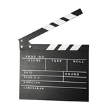 Maxbell Movie Film Clap Board Clapper Board Film Slate Mini for TV Shows Black English
