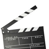 Maxbell Movie Film Clap Board Clapper Board Film Slate Mini for TV Shows Black English