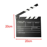 Maxbell Movie Film Clap Board Clapper Board Film Slate Mini for TV Shows Black English