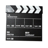 Maxbell Movie Film Clap Board Clapper Board Film Slate Mini for TV Shows Black Chinese
