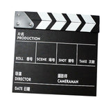 Maxbell Movie Film Clap Board Clapper Board Film Slate Mini for TV Shows Black Chinese