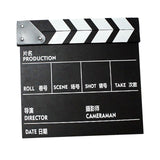 Maxbell Movie Film Clap Board Clapper Board Film Slate Mini for TV Shows Black Chinese