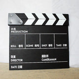 Maxbell Movie Film Clap Board Clapper Board Film Slate Mini for TV Shows Black Chinese