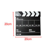 Maxbell Movie Film Clap Board Clapper Board Film Slate Mini for TV Shows Black Chinese