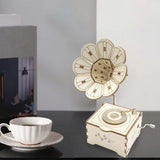 Maxbell 3D Wooden Puzzle Gramophone Music Box Build DIY Hand Cranking