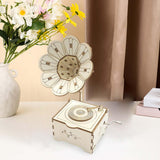 Maxbell 3D Wooden Puzzle Gramophone Music Box Build DIY Hand Cranking