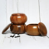 Maxbell Maxbell Natural Wood Go Chess Set Bowl Gift 1 Piece for Picnic Adults Beginner A