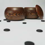 Maxbell Maxbell Natural Wood Go Chess Set Bowl Gift 1 Piece for Picnic Adults Beginner A