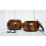 Maxbell Maxbell Natural Wood Go Chess Set Bowl Gift 1 Piece for Picnic Adults Beginner A
