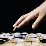 Maxbell Maxbell Natural Wood Go Chess Set Bowl Gift 1 Piece for Picnic Adults Beginner A