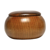Maxbell Maxbell Natural Wood Go Chess Set Bowl Gift 1 Piece for Picnic Adults Beginner A