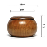 Maxbell Maxbell Natural Wood Go Chess Set Bowl Gift 1 Piece for Picnic Adults Beginner A