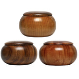 Maxbell Maxbell Natural Wood Go Chess Set Bowl Gift 1 Piece for Picnic Adults Beginner A