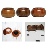 Maxbell Maxbell Natural Wood Go Chess Set Bowl Gift 1 Piece for Picnic Adults Beginner A