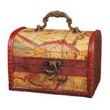 Maxbell Retro Style Storage Box Multifunctional for Desktop Living Room Decoration Style A