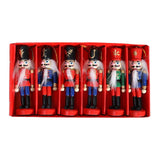 Maxbell Christmas Nutcracker Ornaments Set Countertop Crafts Wood Nutcracker Figures