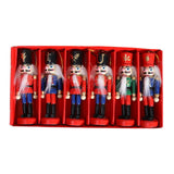Maxbell Christmas Nutcracker Ornaments Set Countertop Crafts Wood Nutcracker Figures