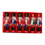 Maxbell Christmas Nutcracker Ornaments Set Countertop Crafts Wood Nutcracker Figures