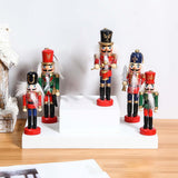 Maxbell Christmas Nutcracker Ornaments Set Countertop Crafts Wood Nutcracker Figures