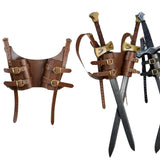 Maxbell Scabbards Cosplay Costume Sheath Vintage for Knight Pirate Cosplay Costume Brown
