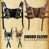 Maxbell Scabbards Cosplay Costume Sheath Vintage for Knight Pirate Cosplay Costume Brown