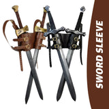 Maxbell Scabbards Cosplay Costume Sheath Vintage for Knight Pirate Cosplay Costume Brown