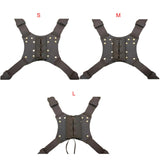 Maxbell Medieval Shoulder Strap Rapier Sheath Vintage Cosplay Costume for Knight