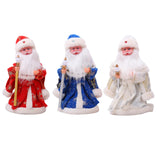 Maxbell Cute Santa Electric Toy Decorative for Christmas Holiday Funny Gift Red