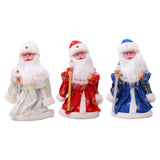 Maxbell Cute Santa Electric Toy Decorative for Christmas Holiday Funny Gift Red