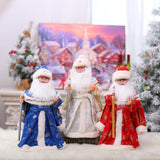 Maxbell Cute Santa Electric Toy Decorative for Christmas Holiday Funny Gift Red