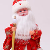Maxbell Cute Santa Electric Toy Decorative for Christmas Holiday Funny Gift Red