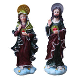 Maxbell Virgin Mary Statue Jesus Statue Desk Gift Household Collectibles
