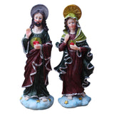 Maxbell Virgin Mary Statue Jesus Statue Desk Gift Household Collectibles