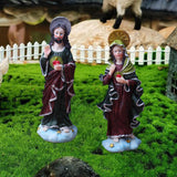 Maxbell Virgin Mary Statue Jesus Statue Desk Gift Household Collectibles