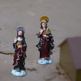 Maxbell Virgin Mary Statue Jesus Statue Desk Gift Household Collectibles