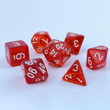 Maxbell Polyhedral Dices Multicolour Dices Set with Storage Bag for Table Game 6 Set